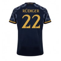 Real Madrid Antonio Rudiger #22 Replica Away Shirt 2023-24 Short Sleeve